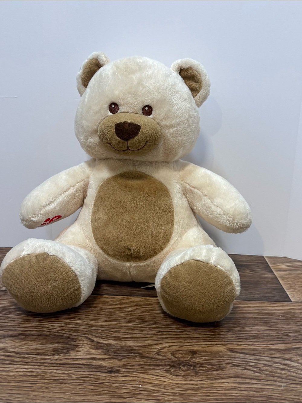 Build A Bear Teddy Bear Plush 12” Cream Brown Soft Toy Gift Cute Cozy Stuffed